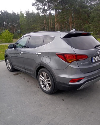 Hyundai Santa Fe cena 147600 przebieg: 119646, rok produkcji 2017 z Dobre Miasto małe 781